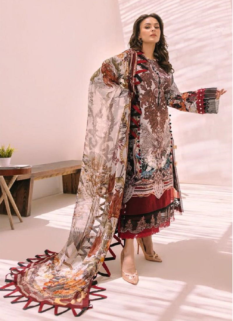 Deepsy Firdous Bliss Lawn 23 Cotton Dupatta Pakistani Salwar Suits
